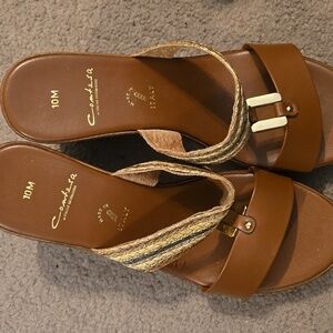 Contesa Brown Women's Sandals, Size 10, Never Worn
